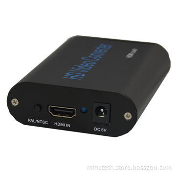 HDMI to AV video converter, auto recognize HDCP compatible with HDCP signal
